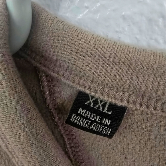 Jachs Men's Beige Crewneck Sweatshirt, Size XXL - Picture 5 of 5